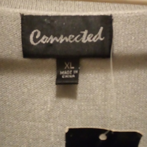 NWT - Connected Fading Shaded Gray Sweatshirt Dress - Size XL - Picture 2 of 9